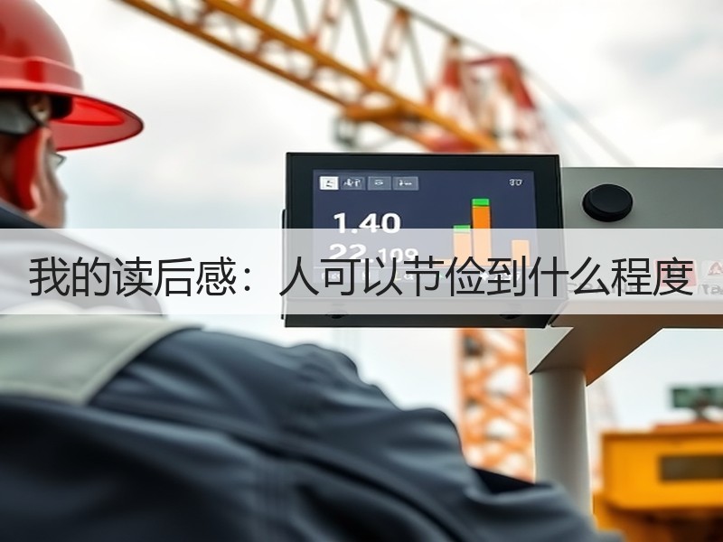 我的读后感：人可以节俭到什么程度
