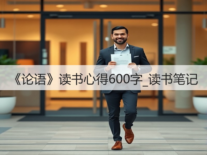 《论语》读书心得600字_读书笔记