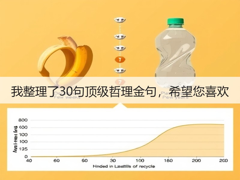 我整理了30句顶级哲理金句，希望您喜欢