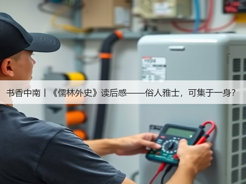 书香中南丨《儒林外史》读后感——俗人雅士，可集于一身？