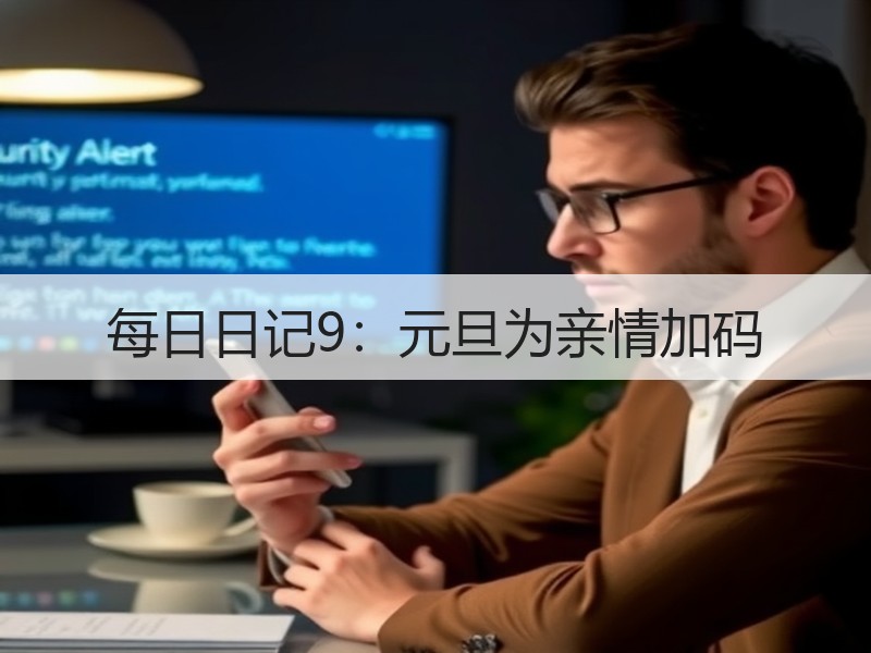 每日日记9：元旦为亲情加码