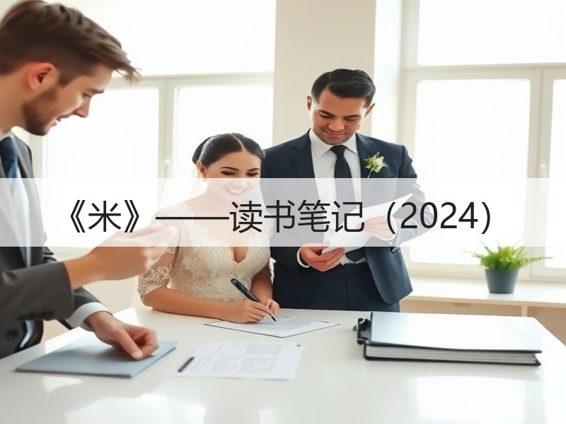《米》——读书笔记（2024）