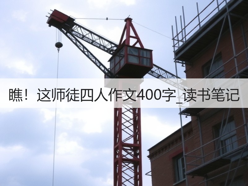 瞧！这师徒四人作文400字_读书笔记