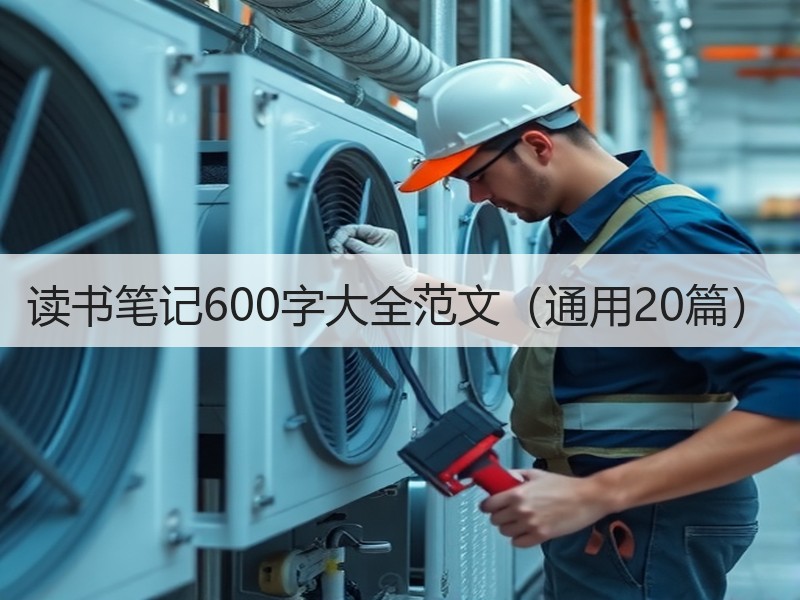 读书笔记600字大全范文（通用20篇）
