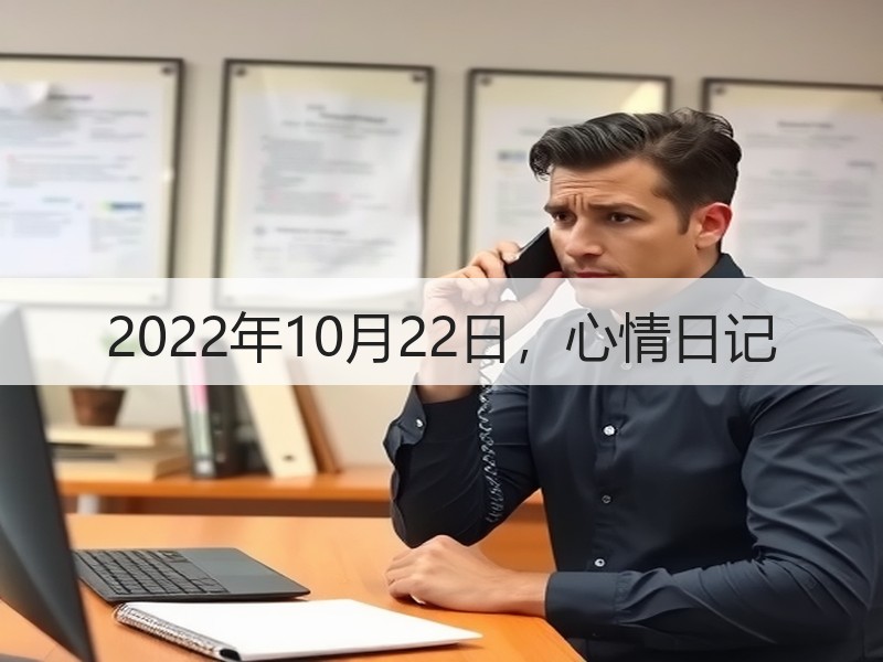 2022年10月22日，心情日记