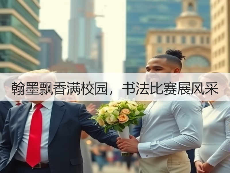 翰墨飘香满校园，书法比赛展风采