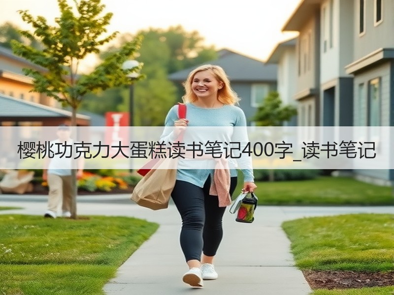 樱桃功克力大蛋糕读书笔记400字_读书笔记