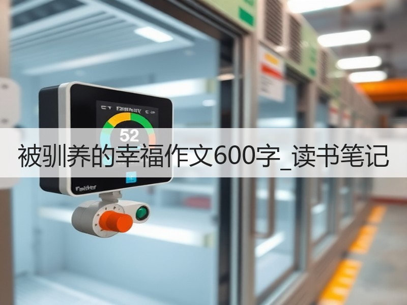 被驯养的幸福作文600字_读书笔记