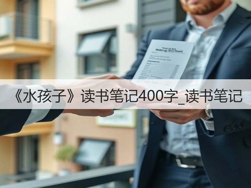 《水孩子》读书笔记400字_读书笔记