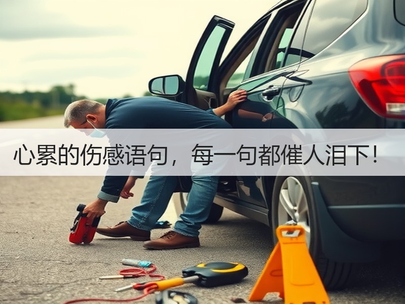 心累的伤感语句，每一句都催人泪下！