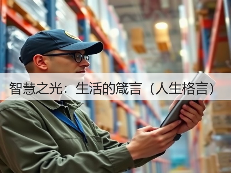 智慧之光：生活的箴言（人生格言）