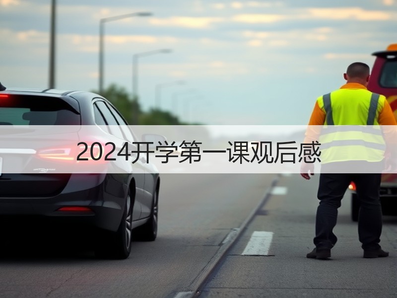 2024开学第一课观后感