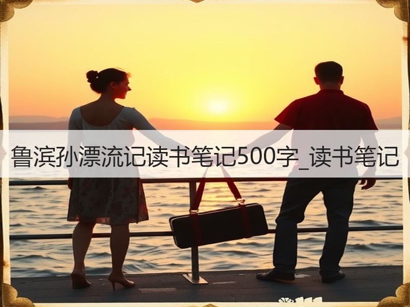 鲁滨孙漂流记读书笔记500字_读书笔记