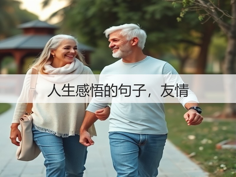 人生感悟的句子，友情