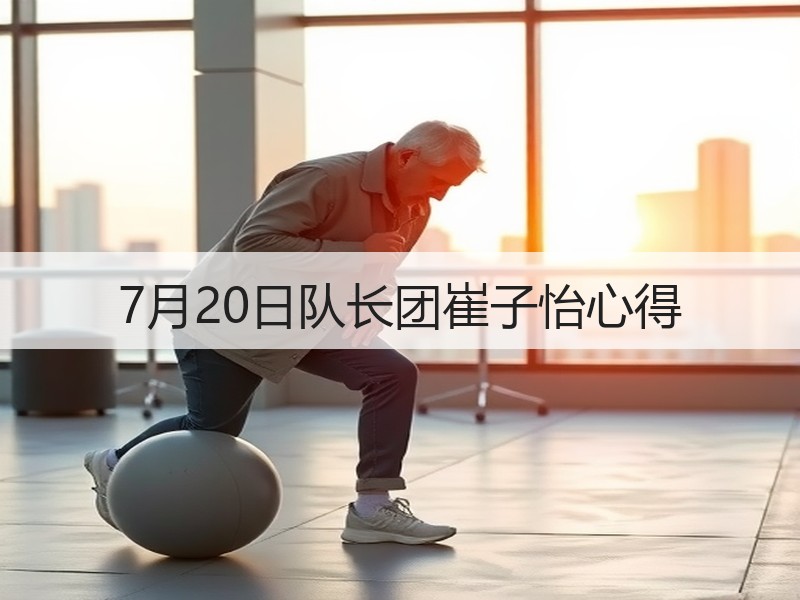 7月20日队长团崔子怡心得