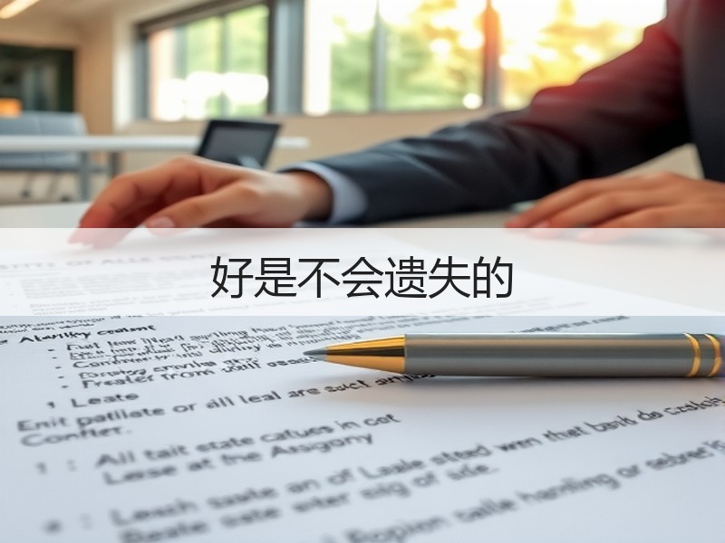 好是不会遗失的