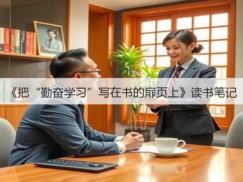 《把“勤奋学习”写在书的扉页上》读书笔记