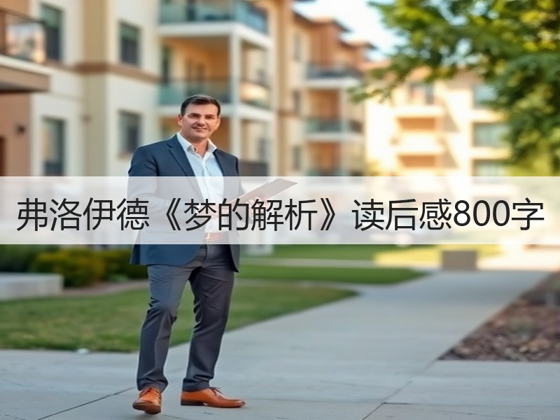 弗洛伊德《梦的解析》读后感800字