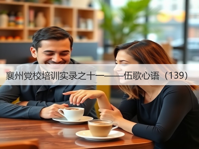 襄州党校培训实录之十一——伍歌心语（139）