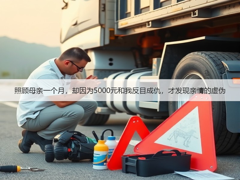 照顾母亲一个月，却因为5000元和我反目成仇，才发现亲情的虚伪