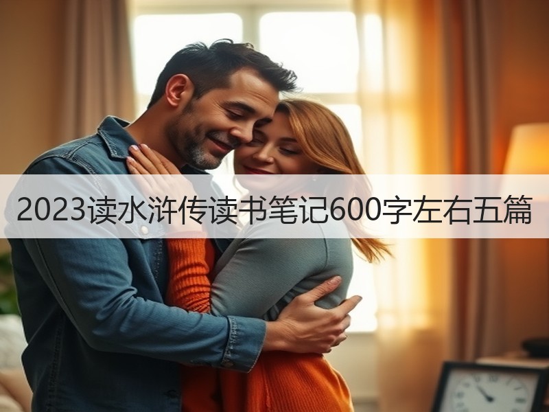 2023读水浒传读书笔记600字左右五篇
