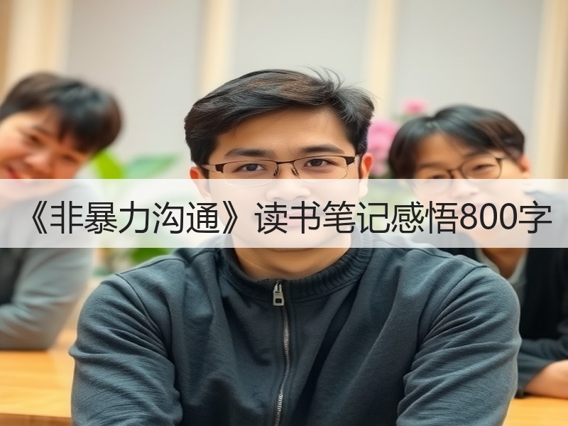 《非暴力沟通》读书笔记感悟800字