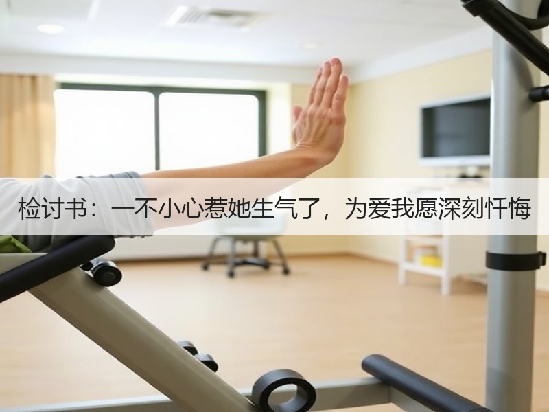 检讨书：一不小心惹她生气了，为爱我愿深刻忏悔