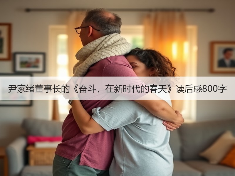 尹家绪董事长的《奋斗，在新时代的春天》读后感800字