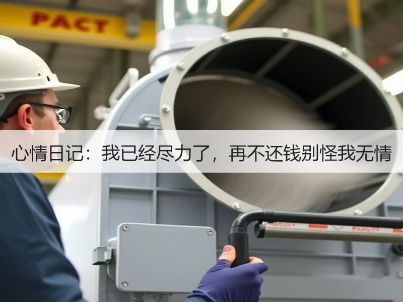 心情日记：我已经尽力了，再不还钱别怪我无情