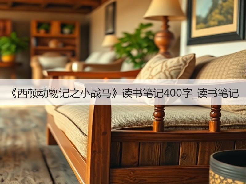 《西顿动物记之小战马》读书笔记400字_读书笔记