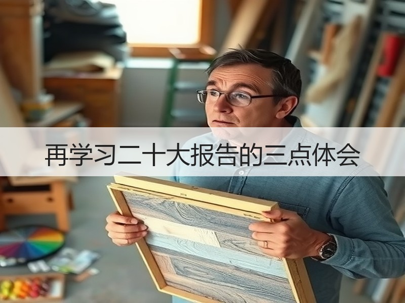 再学习二十大报告的三点体会
