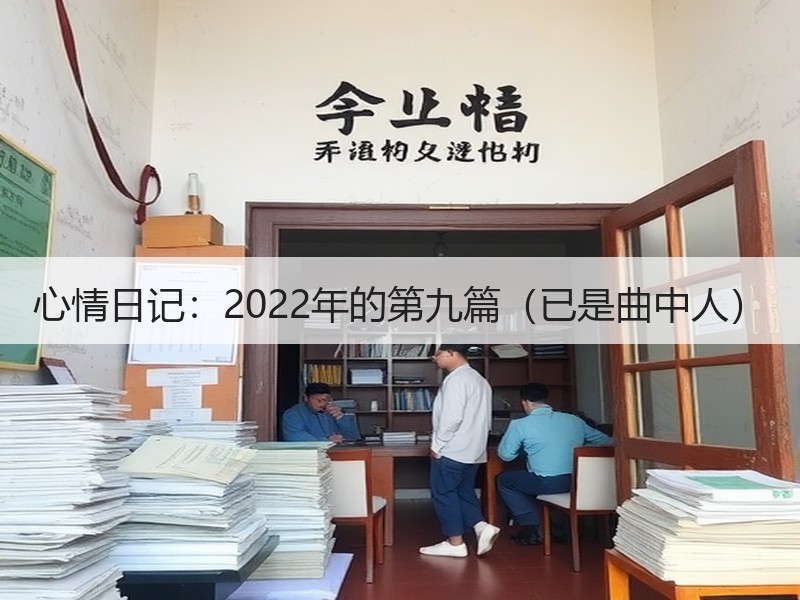心情日记：2022年的第九篇（已是曲中人）