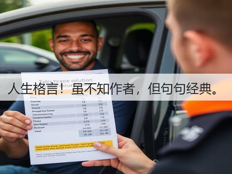 人生格言！虽不知作者，但句句经典。
