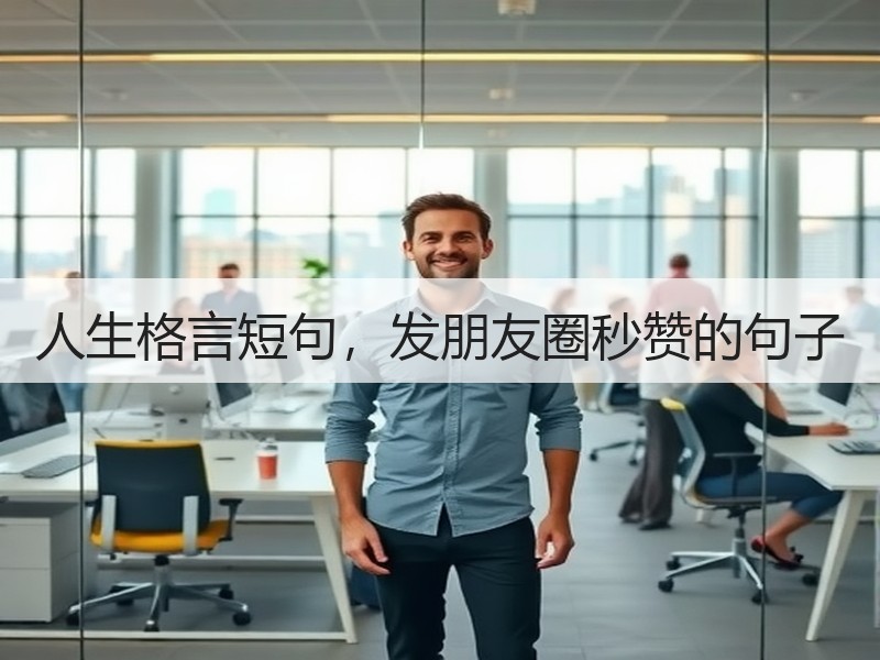 人生格言短句，发朋友圈秒赞的句子