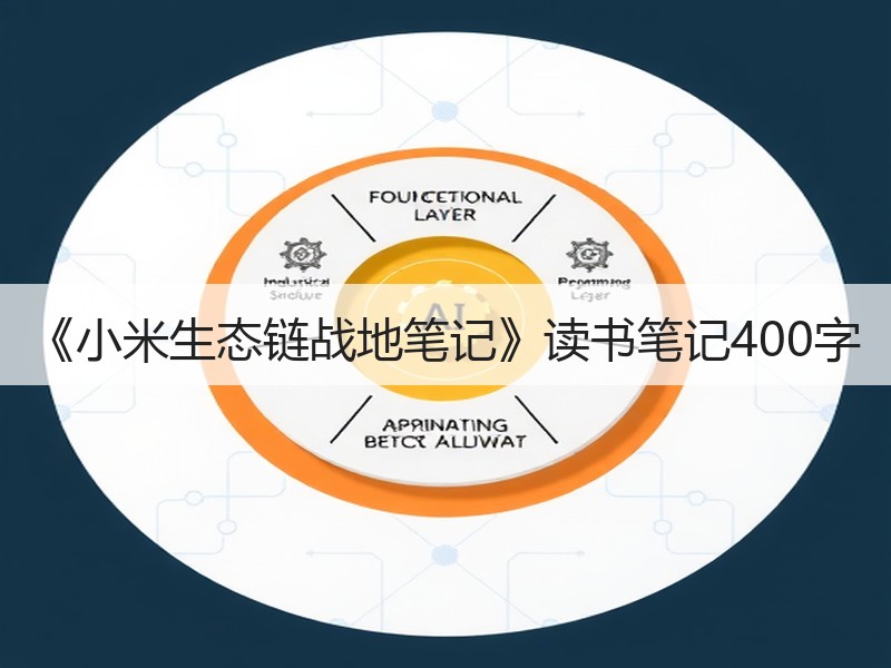 《小米生态链战地笔记》读书笔记400字