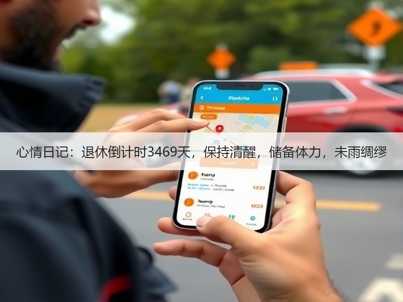 心情日记：退休倒计时3469天，保持清醒，储备体力，未雨绸缪