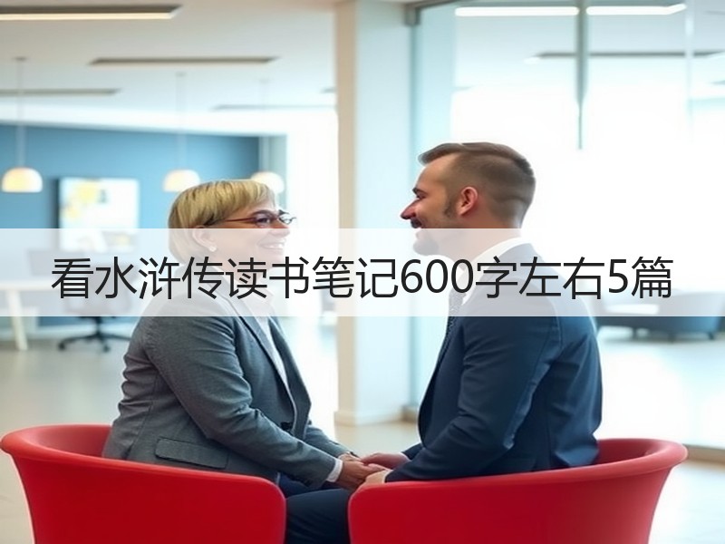 看水浒传读书笔记600字左右5篇