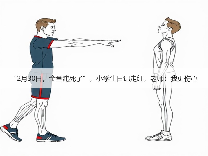 “2月30日，金鱼淹死了”，小学生日记走红，老师：我更伤心