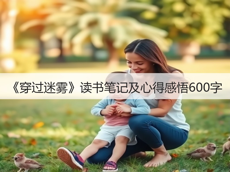 《穿过迷雾》读书笔记及心得感悟600字