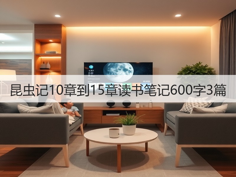 昆虫记10章到15章读书笔记600字3篇