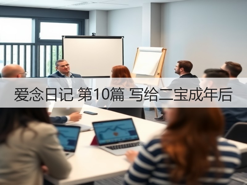 爱念日记 第10篇 写给二宝成年后