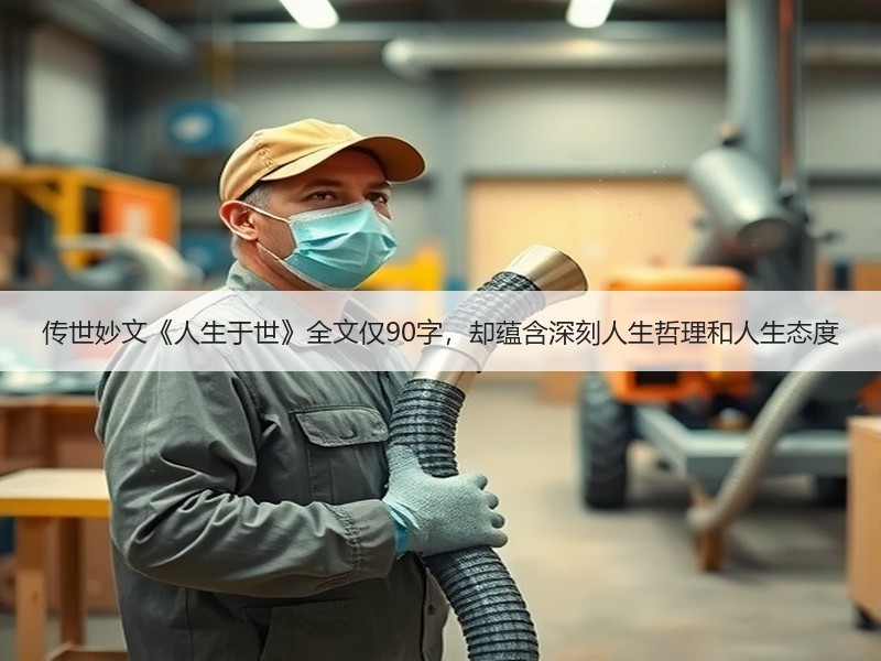 传世妙文《人生于世》全文仅90字，却蕴含深刻人生哲理和人生态度