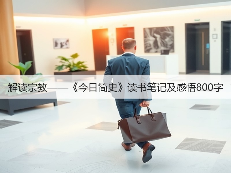 解读宗教——《今日简史》读书笔记及感悟800字