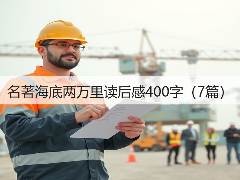 名著海底两万里读后感400字（7篇）