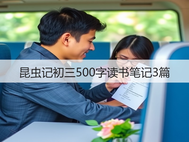 昆虫记初三500字读书笔记3篇