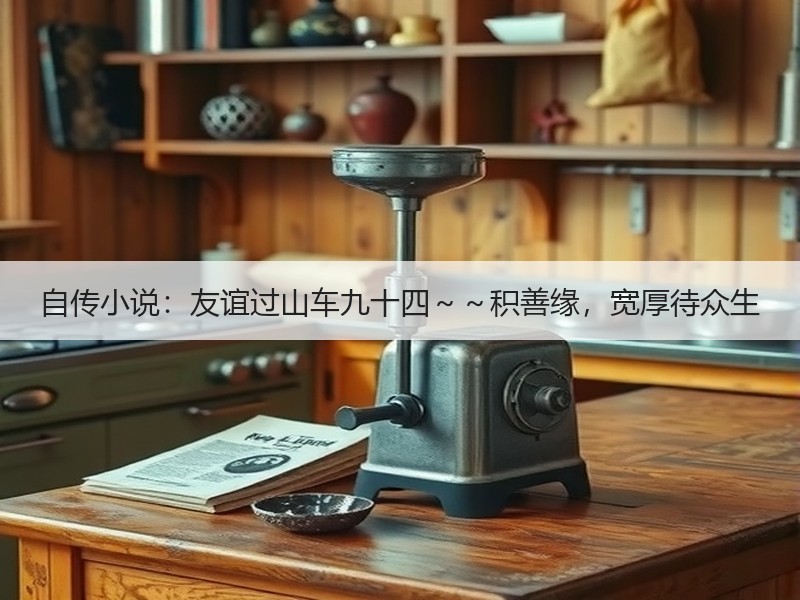 自传小说：友谊过山车九十四～～积善缘，宽厚待众生