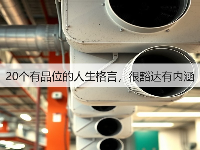 20个有品位的人生格言，很豁达有内涵