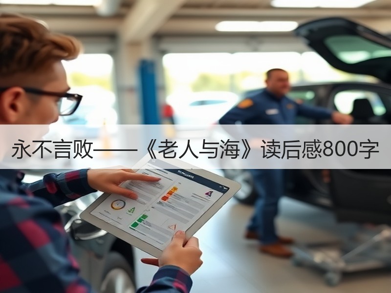 永不言败——《老人与海》读后感800字