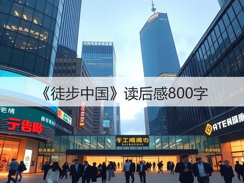 《徒步中国》读后感800字