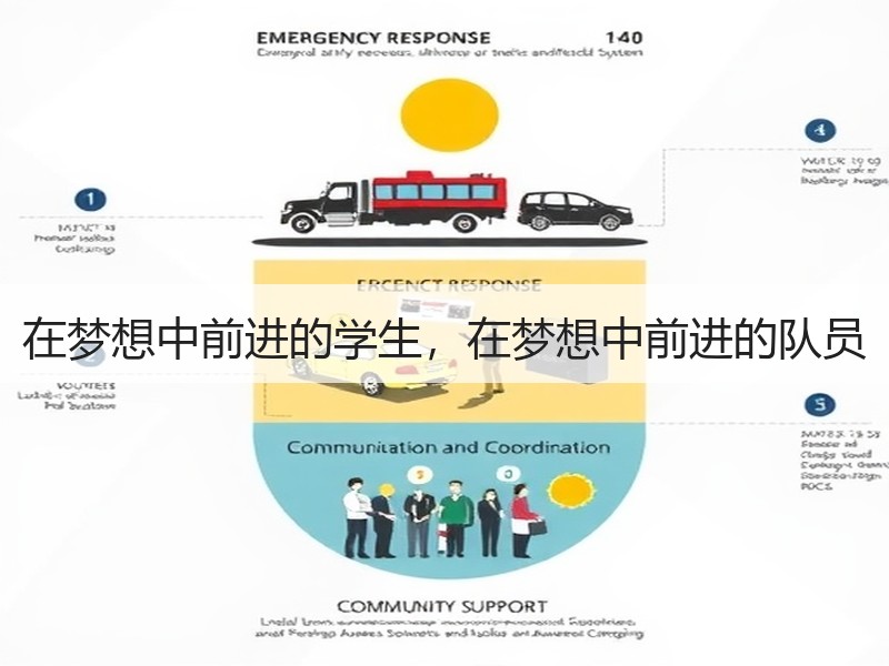 在梦想中前进的学生，在梦想中前进的队员